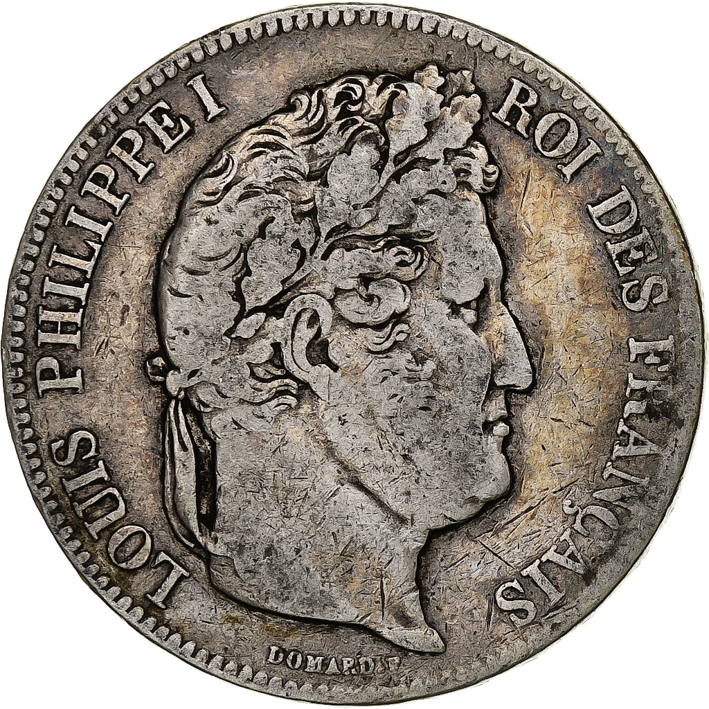 Moneta, Francja, Louis-Philippe, 5 Francs, 1833, Paris, VF(20-25), Srebro