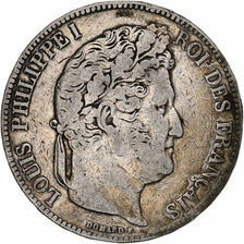 Monnaie, France, Louis-Philippe, 5 Francs, 1834, Paris, TB, Argent, Gadoury:678