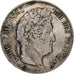 Coin, France, Louis-Philippe, 5 Francs, 1834, Rouen, VF(30-35), Silver