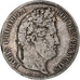 Moneta, Francia, Louis-Philippe, 5 Francs, 1834, Strasbourg, MB+, Argento