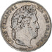 Moneda, Francia, Louis-Philippe, 5 Francs, 1834, La Rochelle, BC+, Plata
