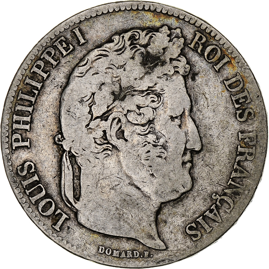 Monnaie, France, Louis-Philippe, 5 Francs, 1840, Paris, B+, Argent, Gadoury:678