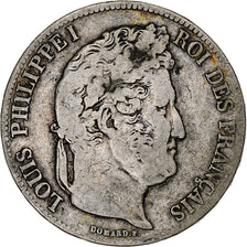 Monnaie, France, Louis-Philippe, 5 Francs, 1840, Paris, B+, Argent, Gadoury:678