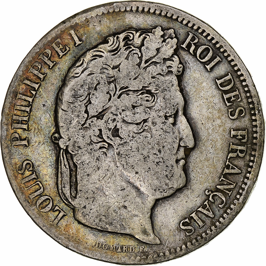 Coin, France, Louis-Philippe, 5 Francs, 1841, Lille, F(12-15), Silver