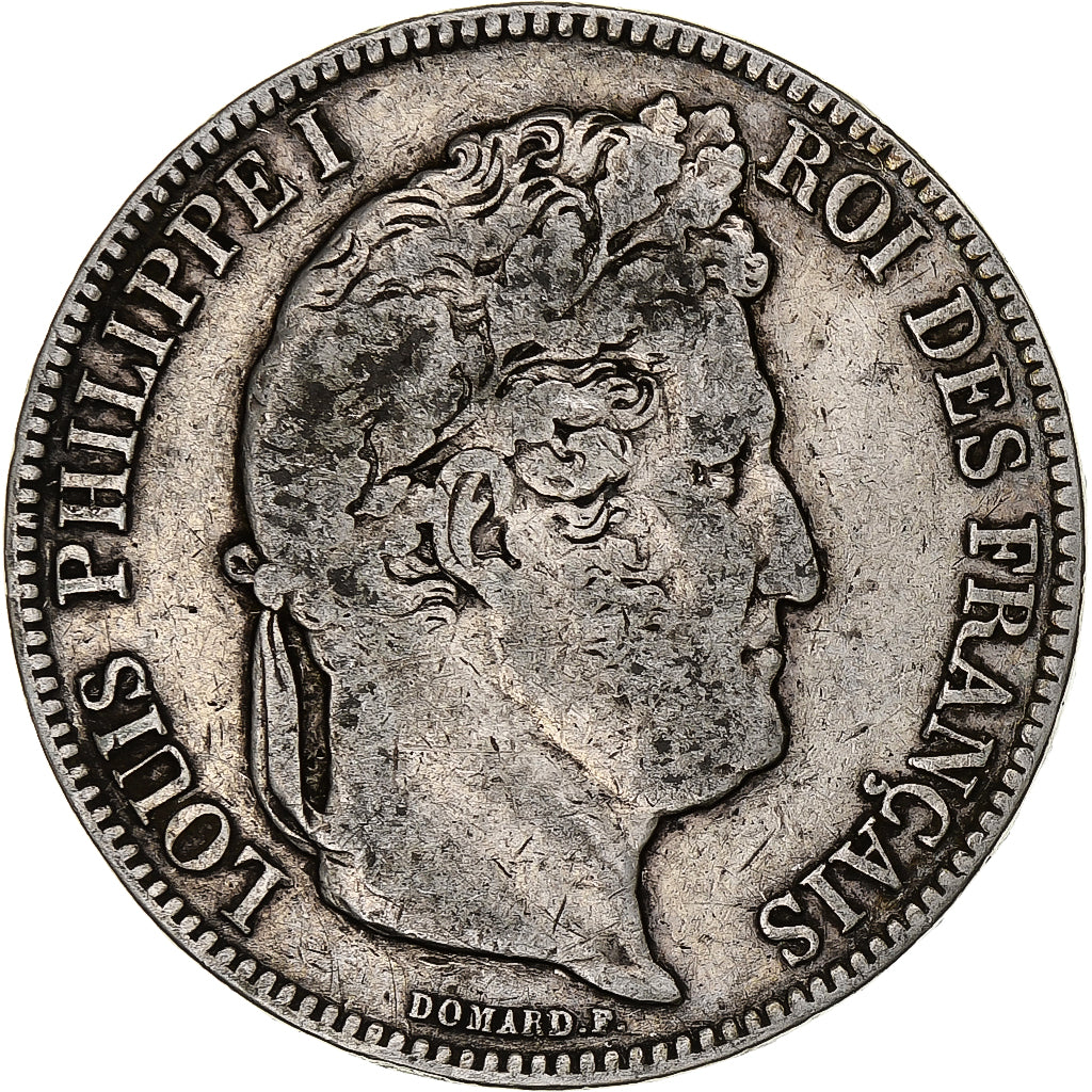 Monnaie, France, Louis-Philippe, 5 Francs, 1841, Bordeaux, TB, Argent