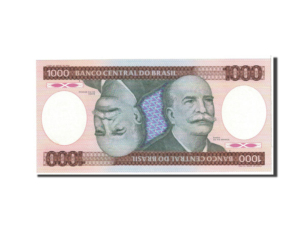 Banknote, Brazil, 1000 Cruzeiros, 1981, Undated, KM:201a, UNC(65-70)