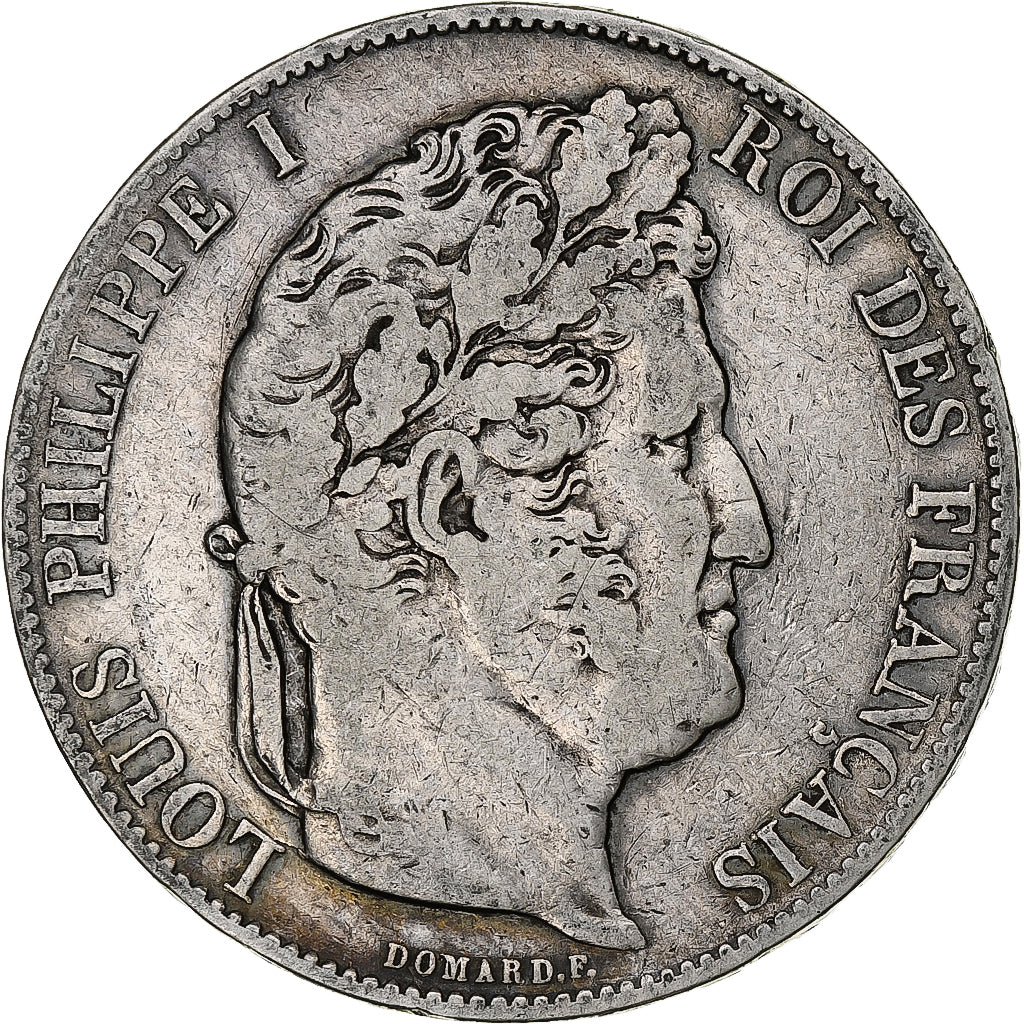 Monnaie, France, Louis-Philippe, 5 Francs, 1847, Paris, TB, Argent