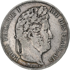 Monnaie, France, Louis-Philippe, 5 Francs, 1847, Paris, TB, Argent