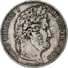 Monnaie, France, Louis-Philippe, 5 Francs, 1847, Paris, TB+, Argent