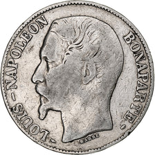 Monnaie, France, Napoléon III, 5 Francs, 1852, Paris, B+, Argent, Gadoury:726