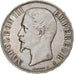 Francja, Napoleon III, 5 Francs, 1856, Paris, AU(50-53), Srebro, KM:782.1