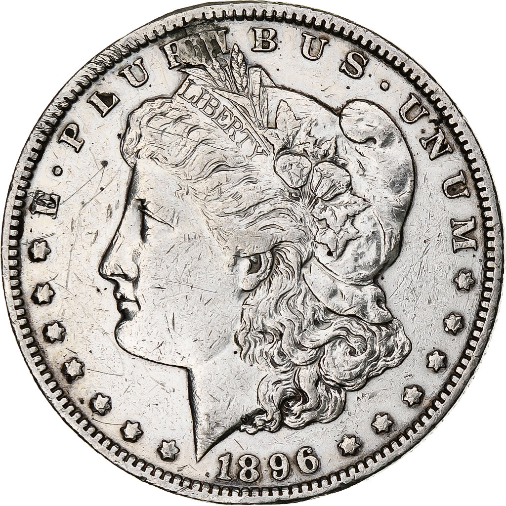Munten, Verenigde Staten, Morgan dollar, 1896, U.S. Mint, New Orleans, FR+