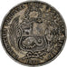 Moneta, Peru, SOUTH PERU, Sol, 1869, Lima, VF(20-25), Srebro, KM:196.3