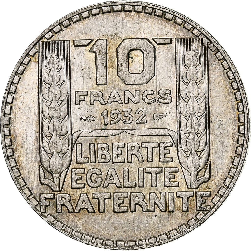 Moneta, Francia, Turin, 10 Francs, 1932, Paris, SPL-, Argento, KM:878
