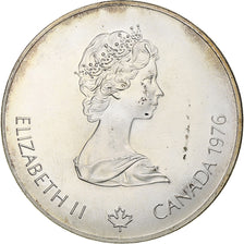 Coin, Canada, Montréal XXI Olympiade, 5 Dollars, 1976, Ottawa, MS(63), Silver