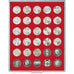 Pudełko, czerwony, 34, mm, Lindner:2150