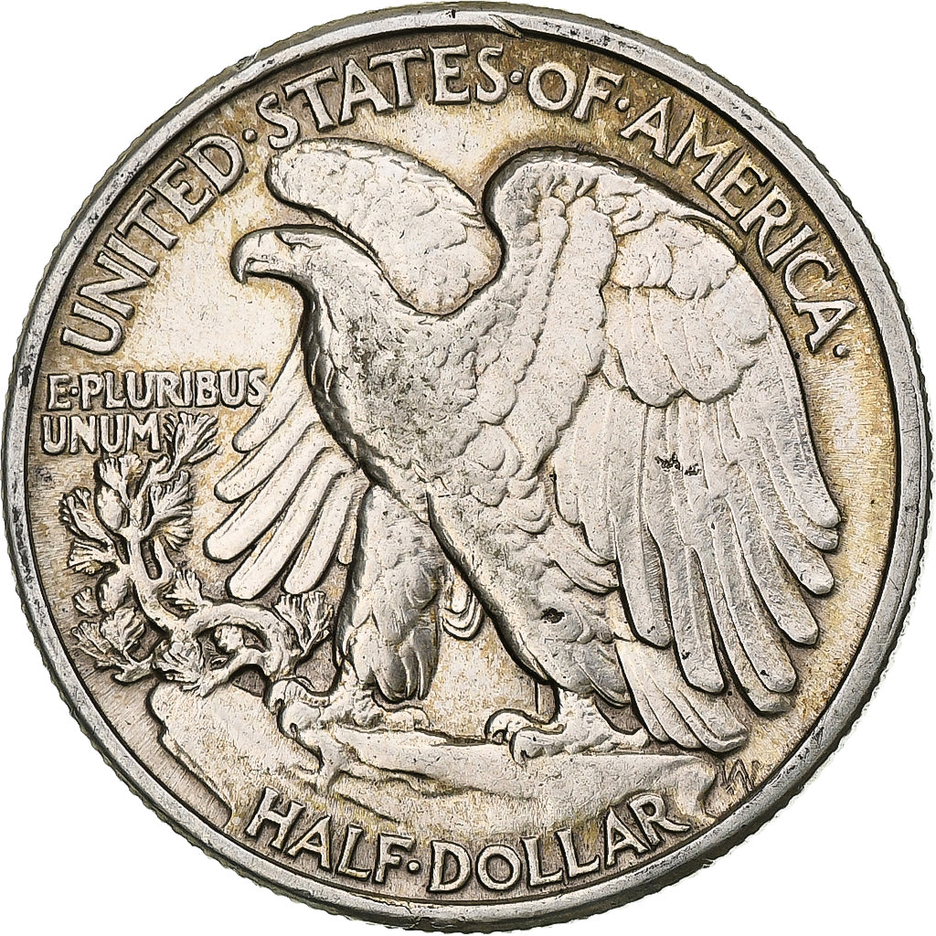 Coin, United States, Walking Liberty Half Dollar, 1942, U.S. Mint, Philadelphia