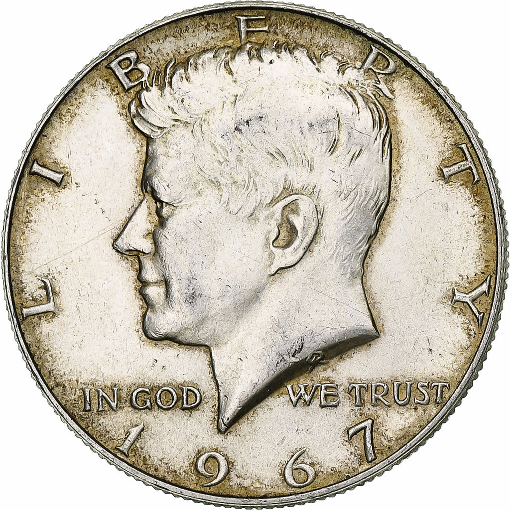 Coin, United States, John F. Kennedy, Half Dollar, 1967, Philadelphia