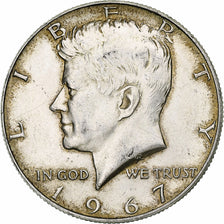 Coin, United States, John F. Kennedy, Half Dollar, 1967, Philadelphia