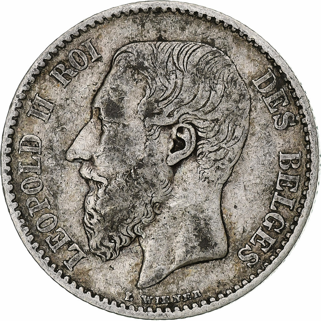 Munten, België, Leopold II, Franc, 1886, Brussels, ZF, Zilver, KM:28.2