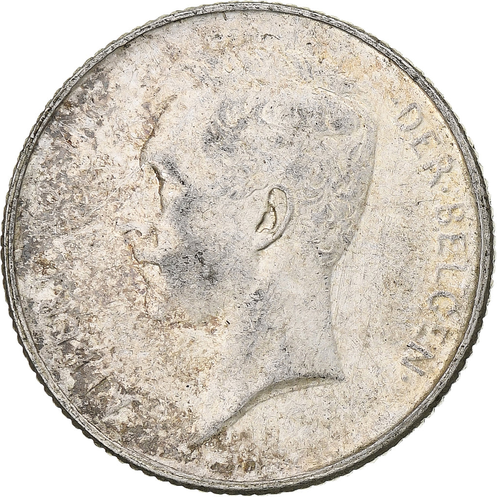 Coin, Belgium, Franc, 1914, VF(30-35), Silver, KM:73.1