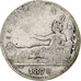 Moneda, España, Provisional Government, Peseta, 1870, BC, Plata, KM:653