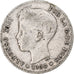Münze, Spanien, Alfonso XIII, Peseta, 1900, Madrid, SS, Silber, KM:706