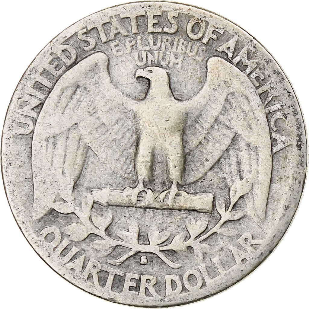 États-Unis, Washington Quarter, 1940, San Francisco, TB+, KM:164