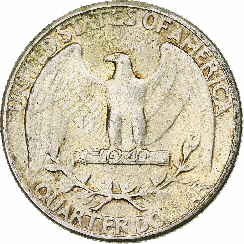 Moneta, USA, Washington, Quarter, 1942, Philadelphia, AU(50-53), Srebro, KM:164