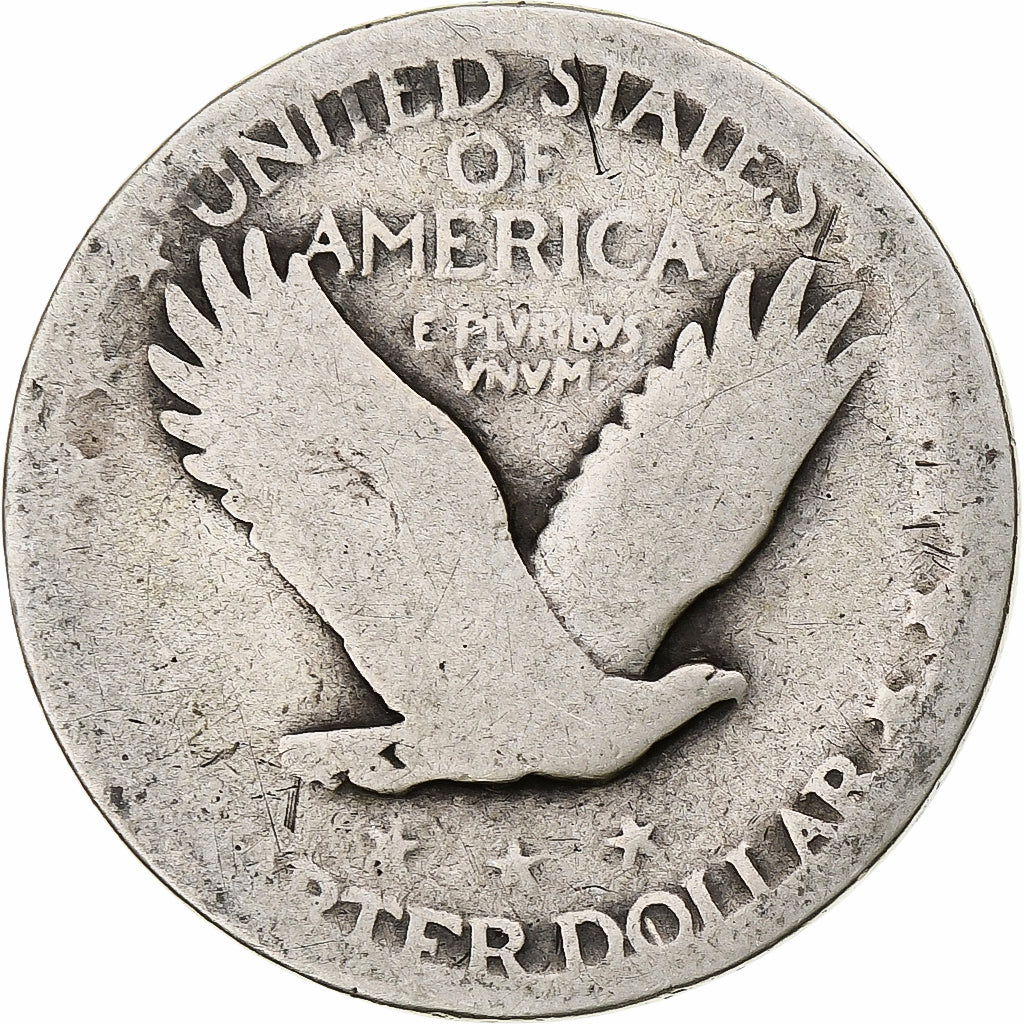 Coin, United States, Quarter, VG(8-10), Silver, KM:145