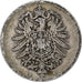 Coin, GERMANY - EMPIRE, Wilhelm I, Mark, 1874, Munich, VF(30-35), Silver, KM:7