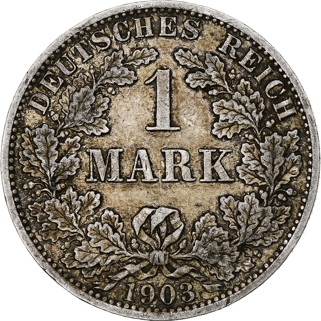 Moneda, ALEMANIA - IMPERIO, Wilhelm II, Mark, 1903, Berlin, MBC, Plata, KM:14