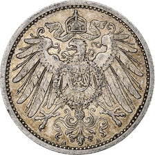 Coin, GERMANY - EMPIRE, Wilhelm II, Mark, 1915, Berlin, AU(55-58), Silver, KM:14