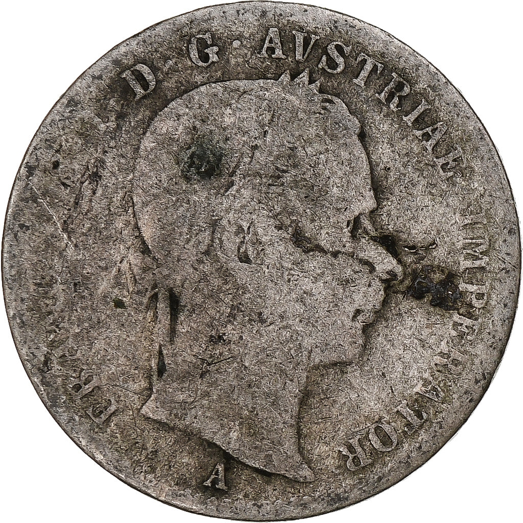 Munten, Oostenrijk, Franz Joseph I, 1/4 Florin, 1859, Vienne, ZG+, Zilver