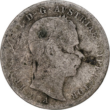 Munten, Oostenrijk, Franz Joseph I, 1/4 Florin, 1859, Vienne, ZG+, Zilver
