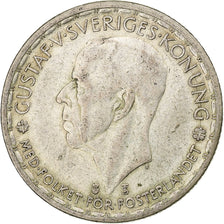 Moneta, Svezia, Gustaf V, Krona, 1946, SPL-, Argento, KM:814