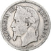 Moneta, Francja, Napoleon III, Franc, 1867, Paris, VF(20-25), Srebro, KM:806.1