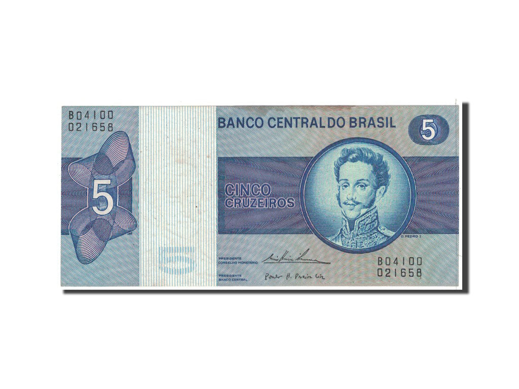 Brazil, 5 Cruzeiros, 1973, KM:192b, UNC(63)