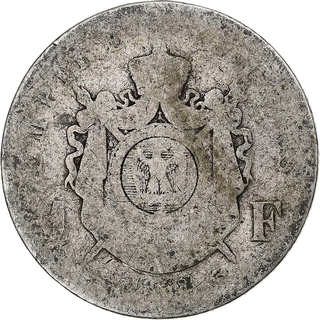 Munten, Frankrijk, Napoleon III, Franc, 1868, Strasbourg, Large BB, ZG, Zilver