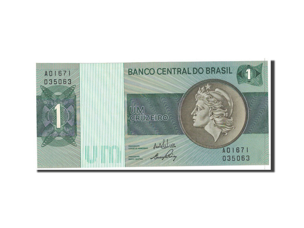 Banknote, Brazil, 5 Cruzeiros, 1972, Undated, KM:192b, UNC(65-70)