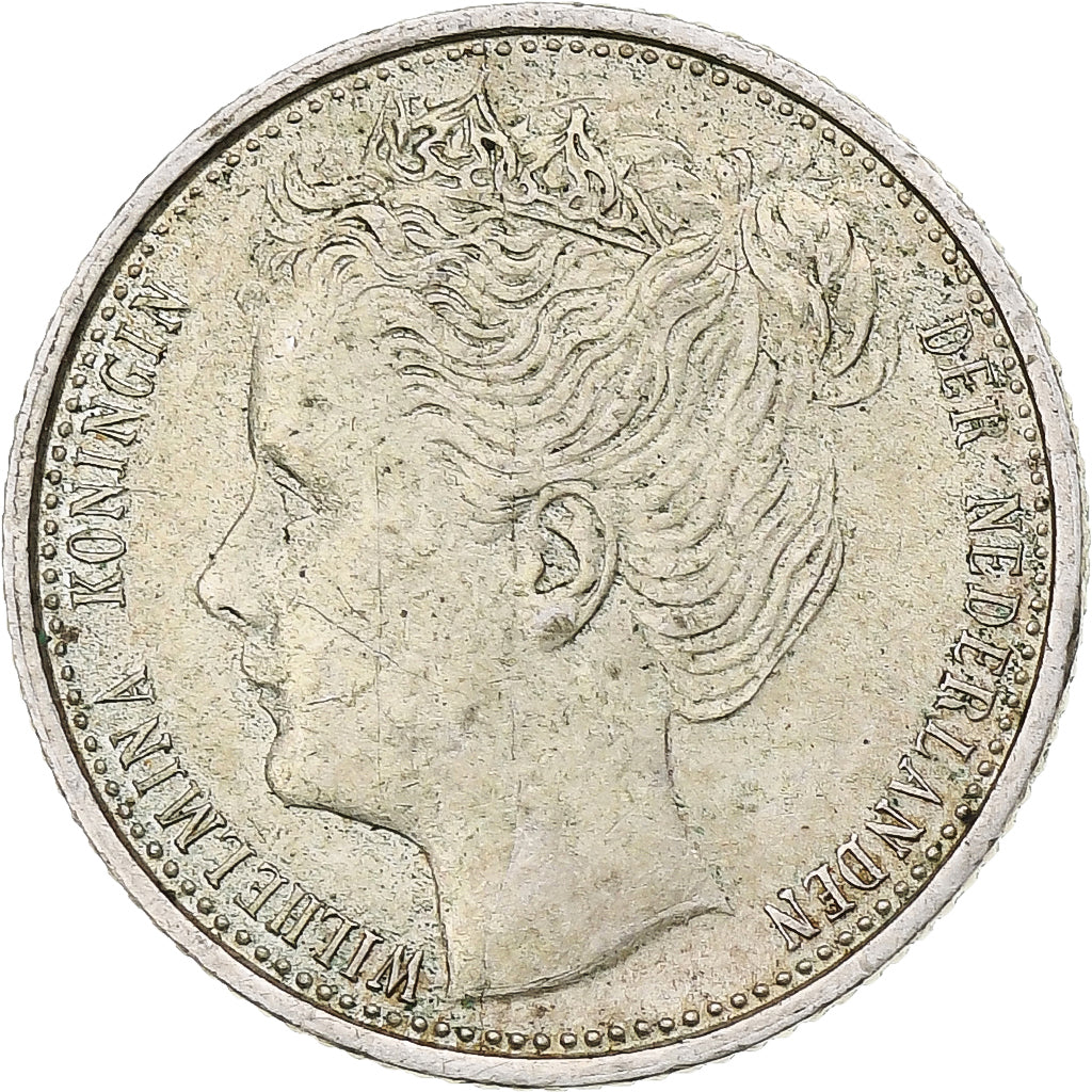 Moneda, Países Bajos, Wilhelmina I, 10 Cents, 1903, Utrecht, EBC+, Plata