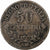 Moneta, Italia, Vittorio Emanuele II, 50 Centesimi, 1867, Naples, MB, Argento