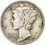 Stati Uniti, Mercury Dime, Dime, 1940, U.S. Mint, Denver, BB+, Argento, KM:140