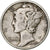 USA, Mercury Dime, Dime, 1942, U.S. Mint, Denver, EF(40-45), Srebro, KM:140