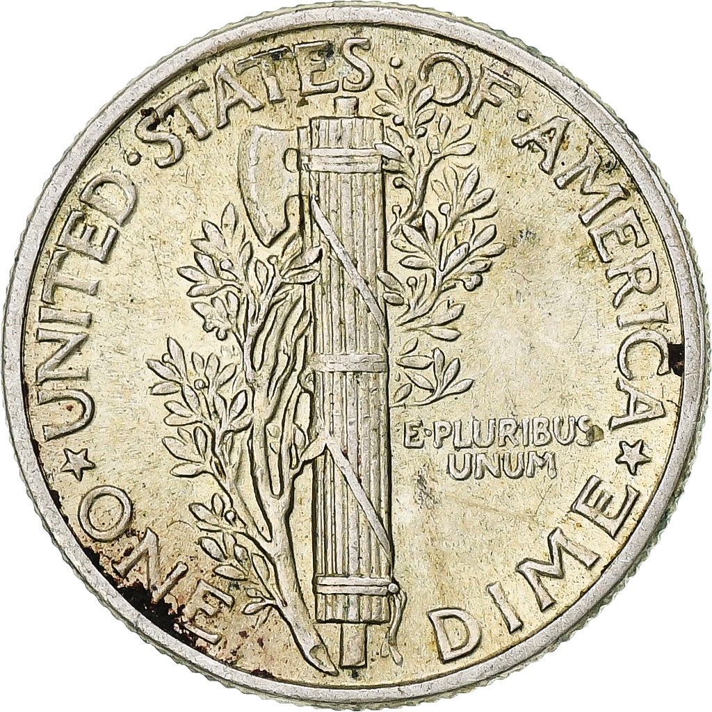 Vereinigte Staaten, Mercury Dime, Dime, 1942, U.S. Mint, Philadelphia, VZ