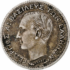 Moneda, Grecia, George I, 20 Lepta, 1883, Paris, MBC, Plata, KM:44