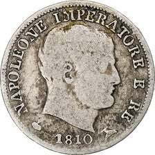 DEPARTAMENTY WŁOSKIE, KINGDOM OF NAPOLEON, Napoleon I, 5 Soldi, 1810, Milan