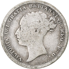 Great Britain, Victoria, 6 Pence, 1882, British Royal Mint, Rare, VF(20-25)