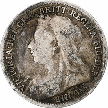 Great Britain, Victoria, 3 Pence, 1895, VF(20-25), Silver, KM:777