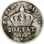 Francia, Napoleon III, 20 Centimes, 1866, Bordeaux, BC+, Plata, KM:805.3
